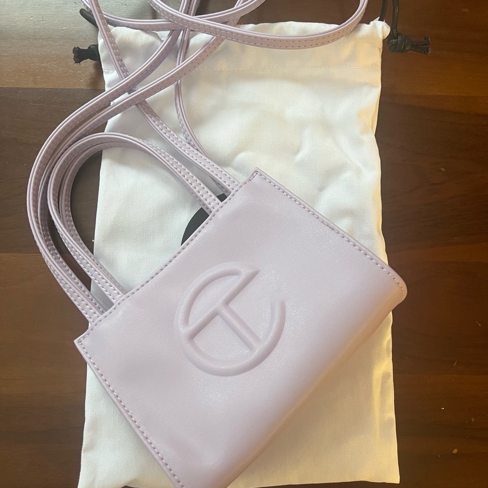 TELFAR Lavender Small Shopping Bag
